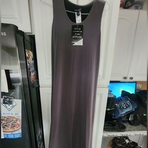 Attitudes by Renee long sleeveless dress